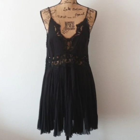 Free People Ilektra Crocheted Lace Mini Dress - Picture 2 of 7